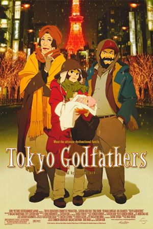 دانلود انیمه Tokyo Godfathers 2003 - پدرخوانده های توکیو (2003)